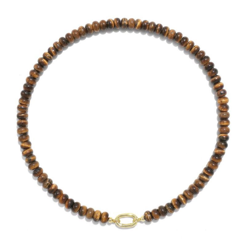 Collar ROISE LADY 44 cm Piedra de Tigre 47 g