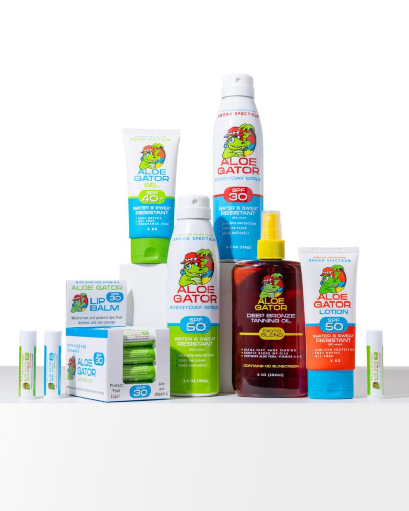 Protector solar en gel Aloe Gator SPF 40+ sin alcohol