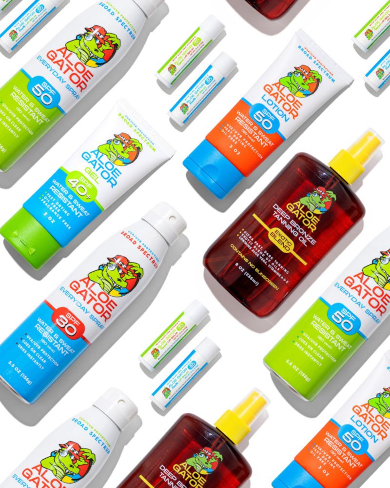 Protector solar en gel Aloe Gator SPF 40+ sin alcohol