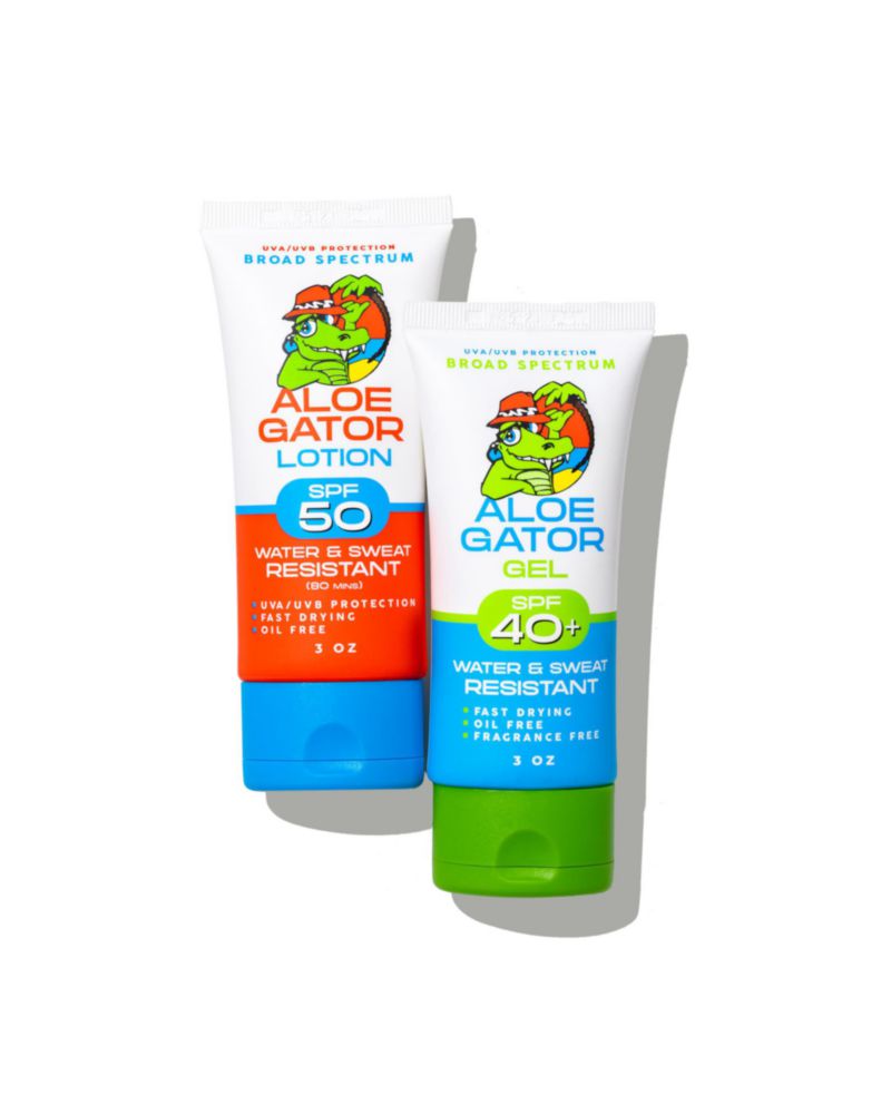 Protector solar en gel Aloe Gator SPF 40+ sin alcohol