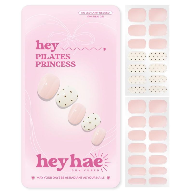Tiras de Gel para Uñas Heyhae Pilates Princess - Pack de 28