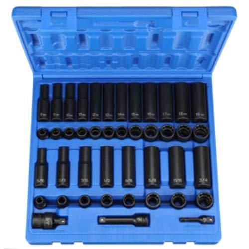 Cabezote de Tracción Grey Pneumatic 3/8" 12 Puntos SAE/Métrico