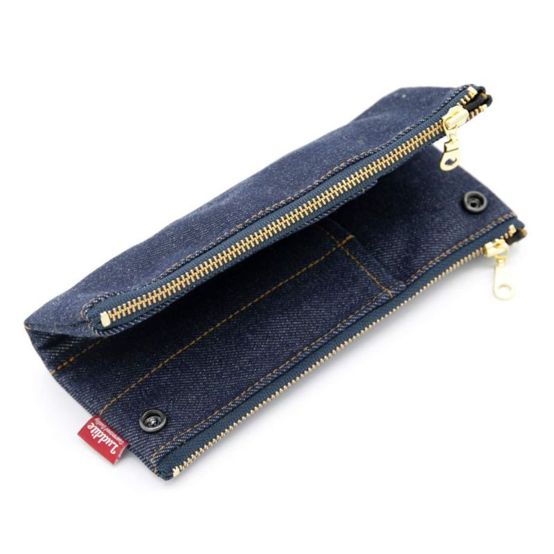 Estuche Flexible para Bolígrafos Luddite 19 × 8 × 3 cm Denim – Hecho en Japón