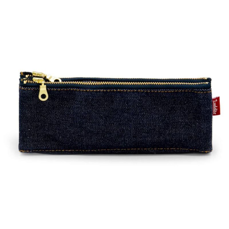 Estuche Flexible para Bolígrafos Luddite 19 × 8 × 3 cm Denim – Hecho en Japón
