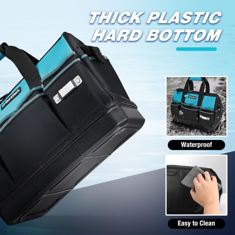 Bolsa de herramientas DURATECH 41 cm 18 bolsillos de alta resistencia