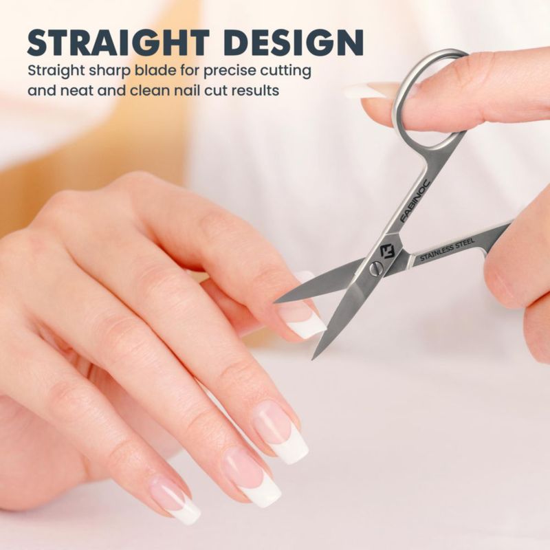 Tijeras de Uñas FABINOC de 9 cm Acero Inoxidable