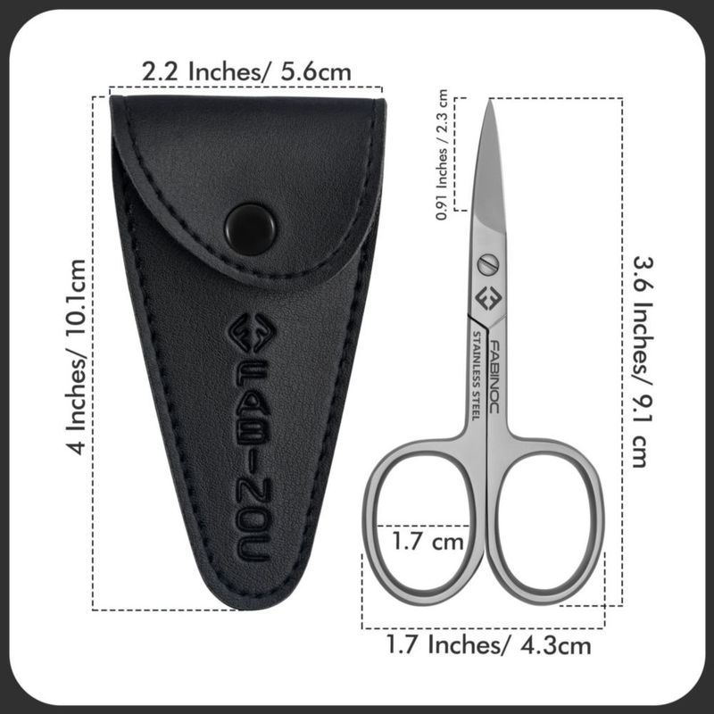 Tijeras de Uñas FABINOC de 9 cm Acero Inoxidable