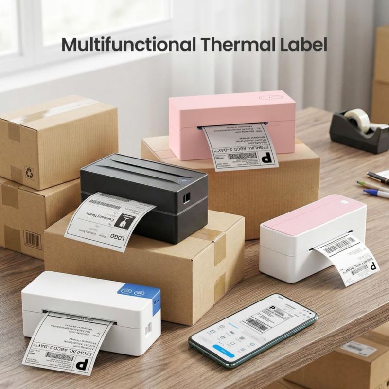Etiquetas térmicas ETIKEZ 4x6 paquete de 500 formato fanfold para envío