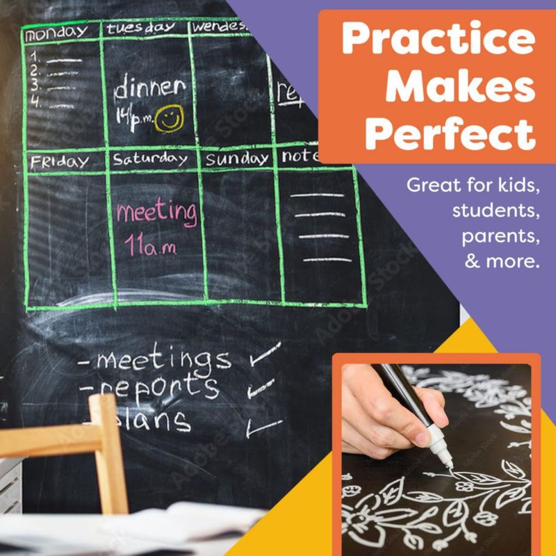 Marcadores de tiza Chalktastic set de 8 lavables