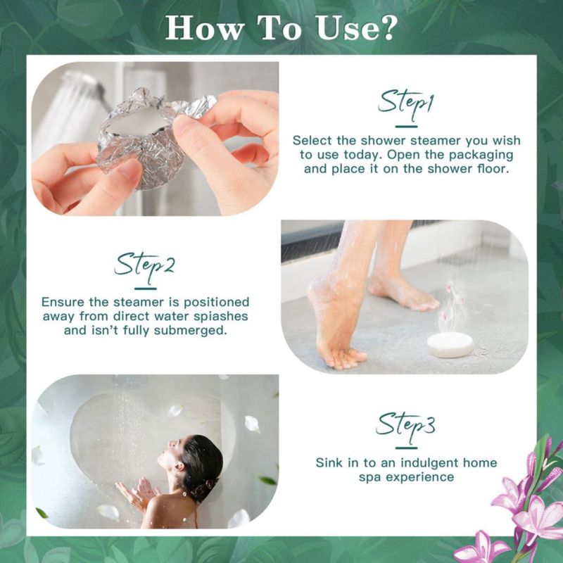 Peepul Aromaterapia: Pack de 10 pastillas aromáticas para ducha