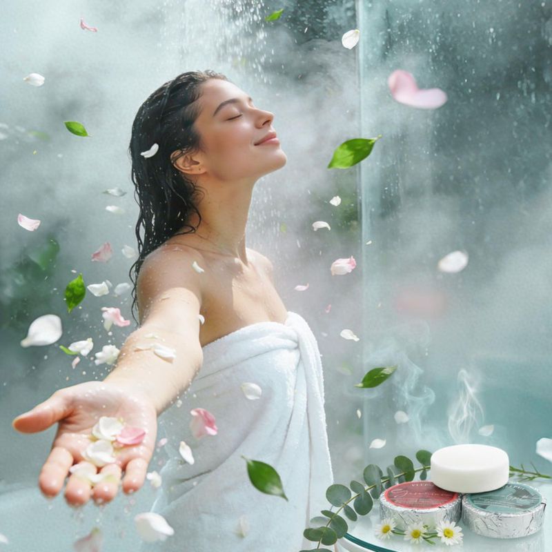 Peepul Aromaterapia: Pack de 10 pastillas aromáticas para ducha