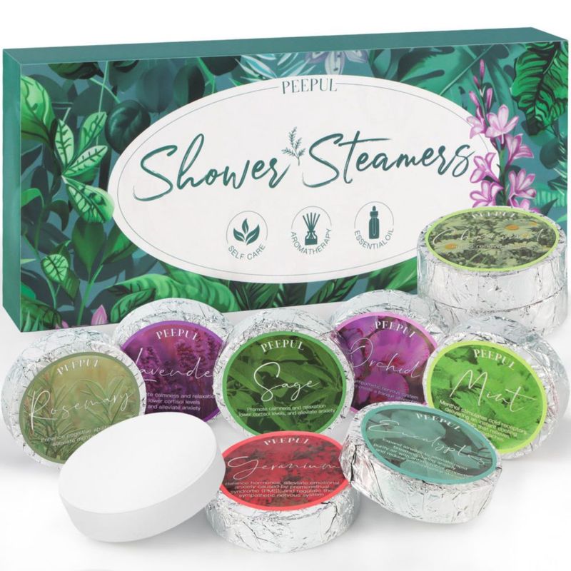 Peepul Aromaterapia: Pack de 10 pastillas aromáticas para ducha