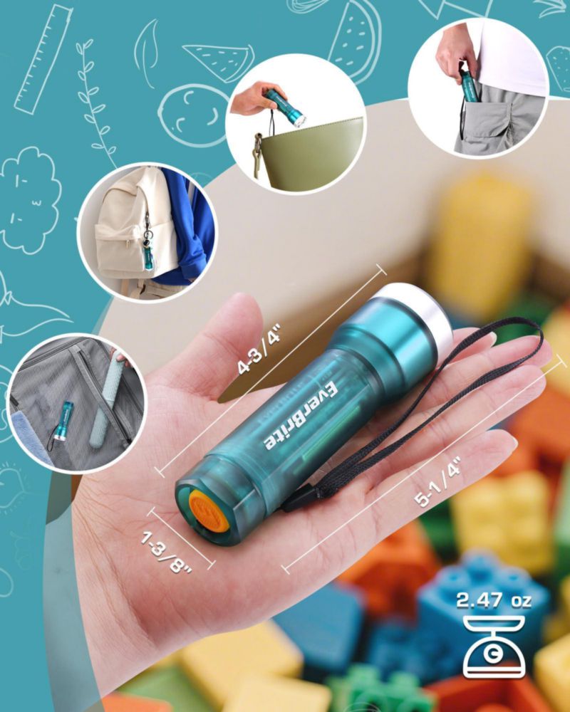Linterna EverBrite Azul 3 Modos con Baterías Incluidas
