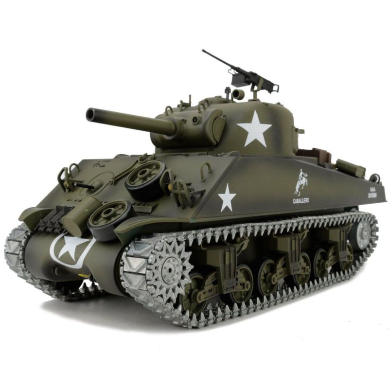 Tanque RC Heng Long M4A3 1:16 2.4GHz 360° Orugas de metal