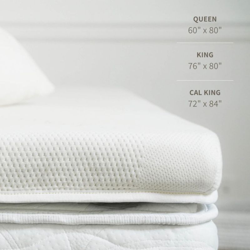 Sobrecolchón de espuma de alta densidad Saatva 38 cm medio firme King