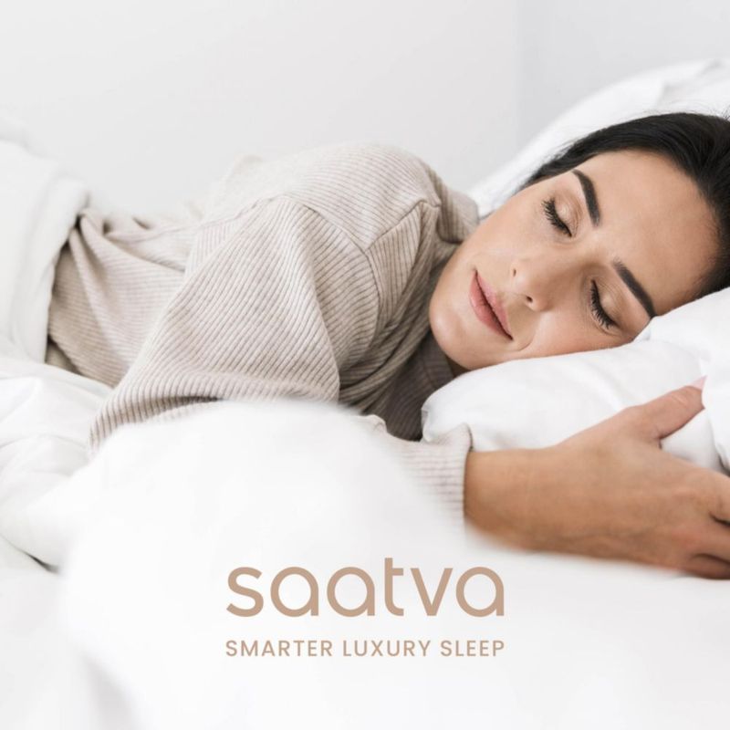 Sobrecolchón de espuma de alta densidad Saatva 38 cm medio firme King