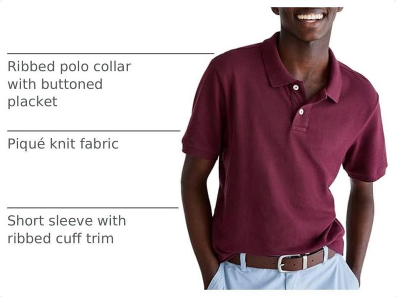 Camisa Polo AEROPOSTALE L Cereza Oscura