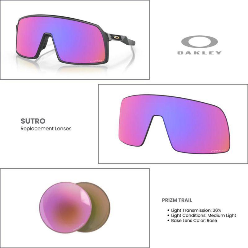 Gafas de sol Oakley Sutro 37 mm – Lentes Prizm Trail