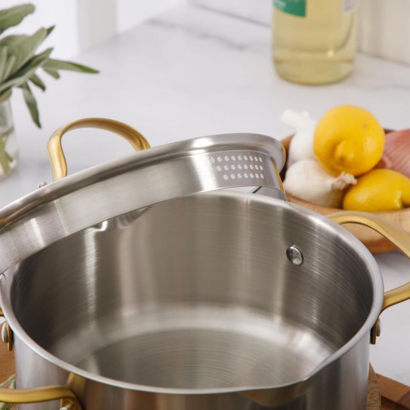 Juego de Utensilios de Cocina Oster 10 Piezas Acero Inoxidable Dorado