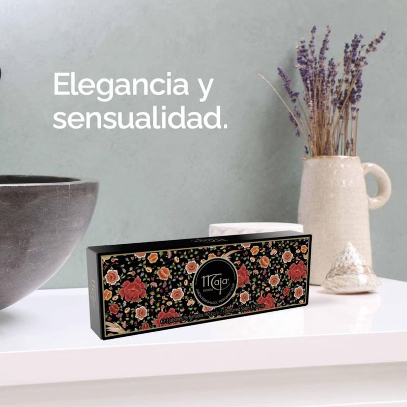 Set de jabón Maja de Myrurgia para mujer 145 ml (3 unidades)