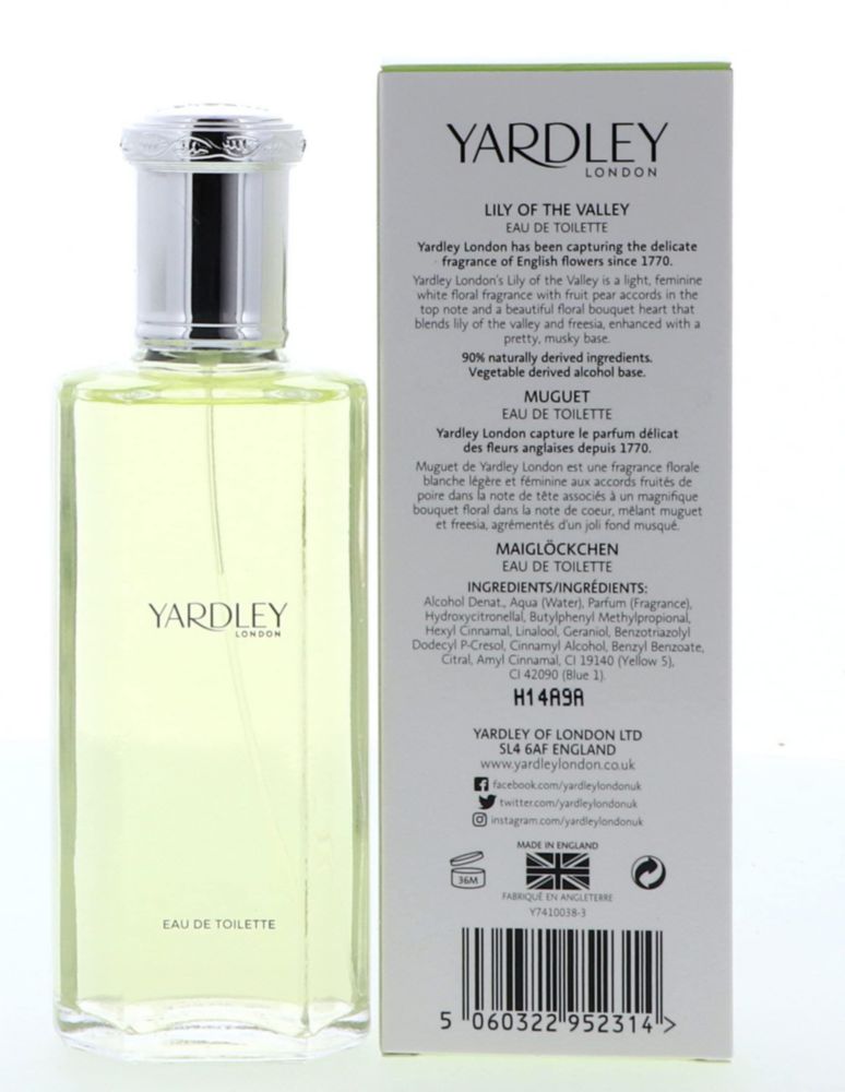 Spray EDT Yardley Lily of the Valley 125 ml