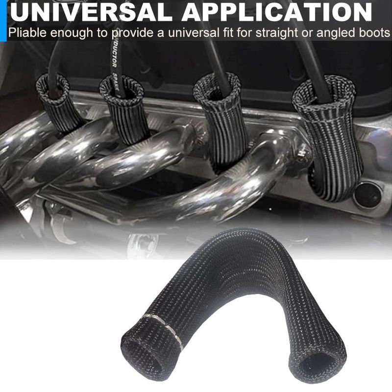 Escudo térmico para cables de bujía MAUTEMOWING 15 cm (paquete de 8)