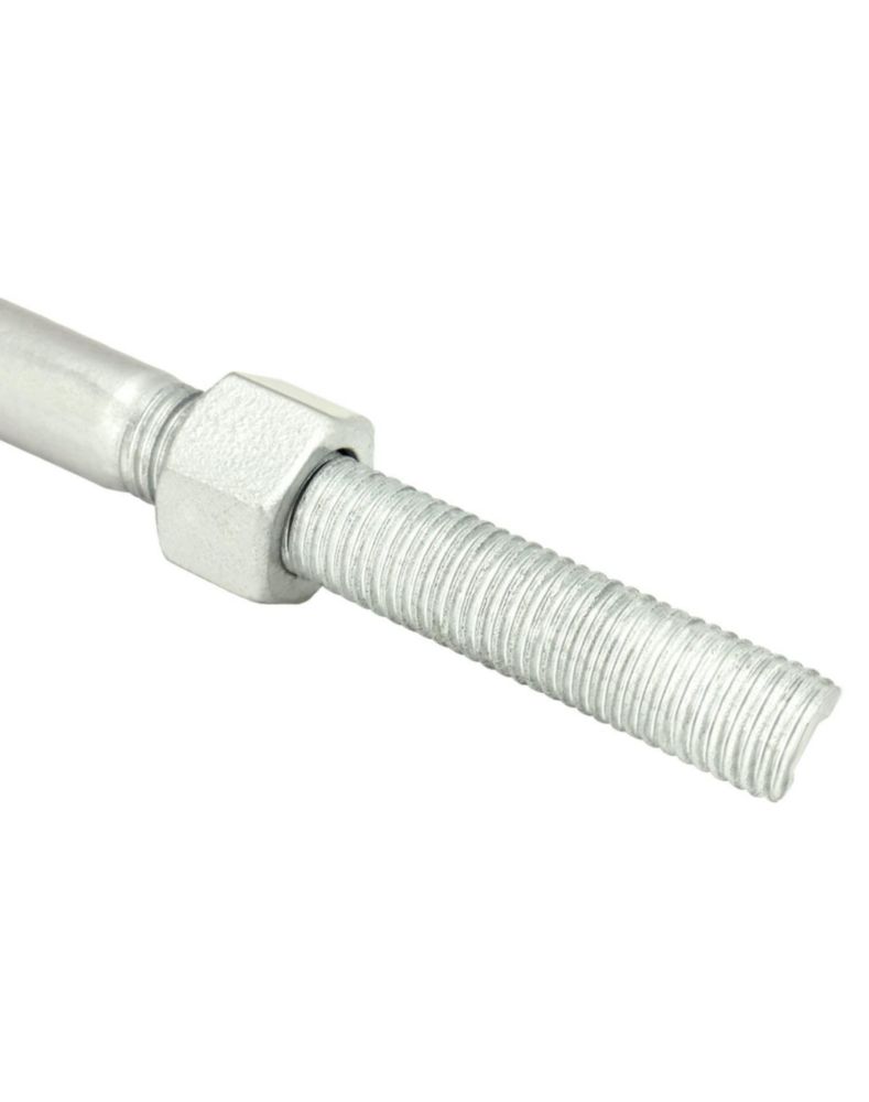 Perno de ojo QWORK 3/4" (19 cm) x 30 cm galvanizado - paquete de 2