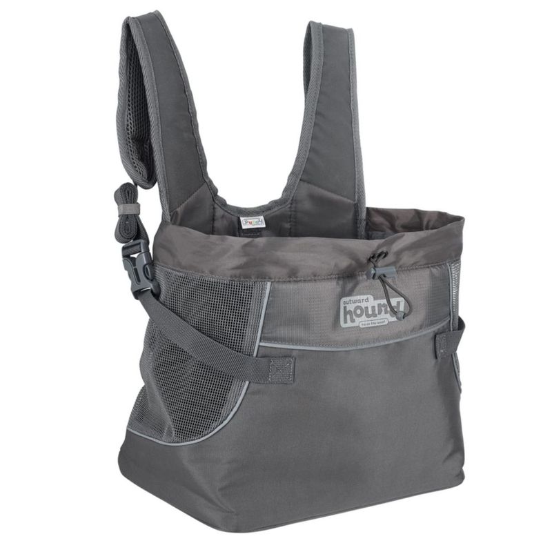 Transportín para perros Outward Hound pequeño 30 × 29 × 19 cm gris