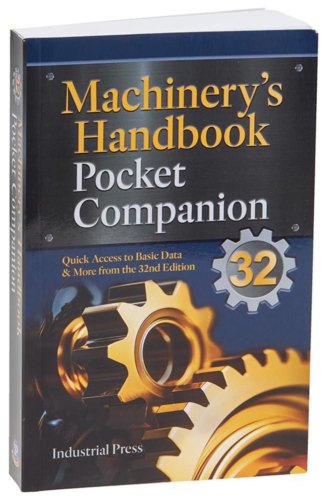 Libro Industrial Press Machinery's Handbook 32ª edición