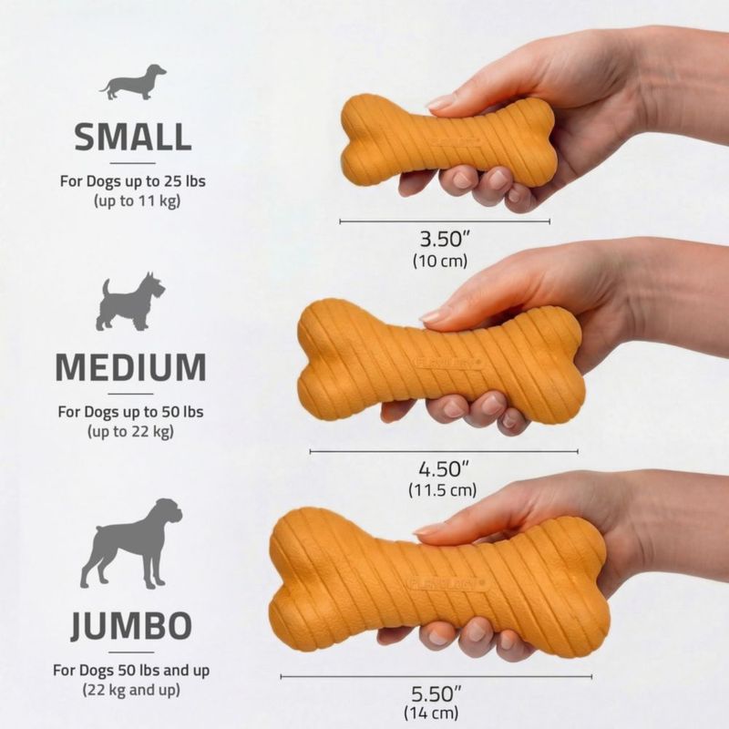 Juguete de Masticar Playology Doble Capa con Aroma a Queso Cheddar – Tamaño Mediano