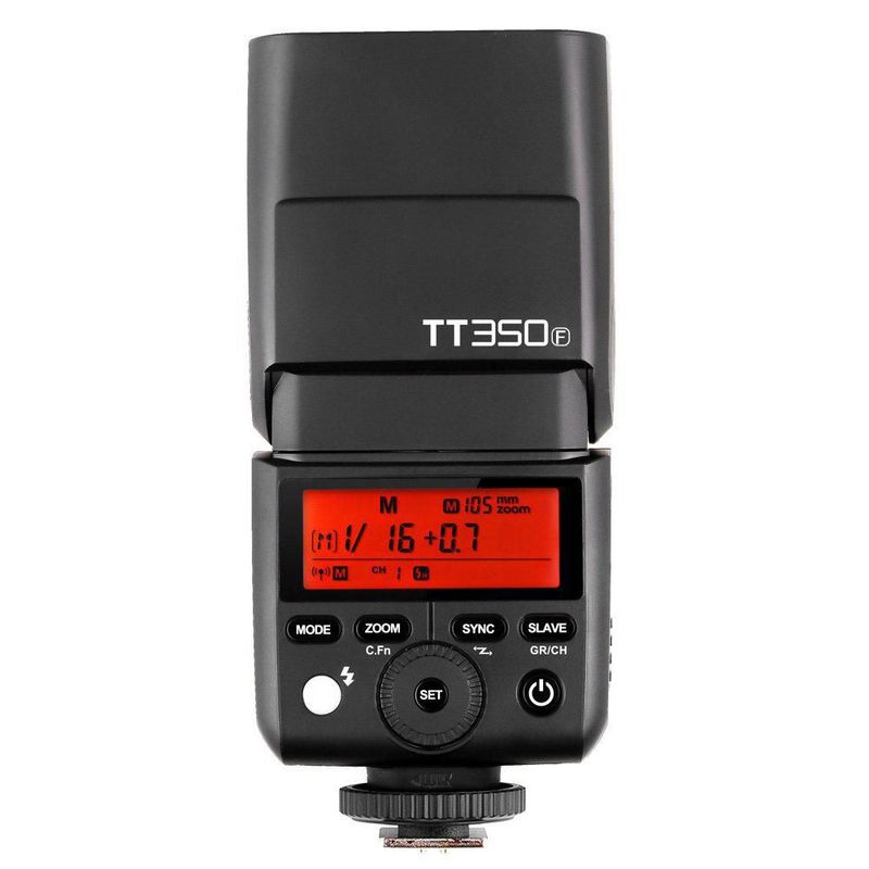Flash GODOX TT350F 2.4G TTL GN36 para Fuji