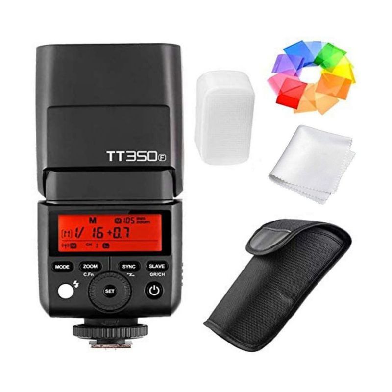 Flash GODOX TT350F 2.4G TTL GN36 para Fuji