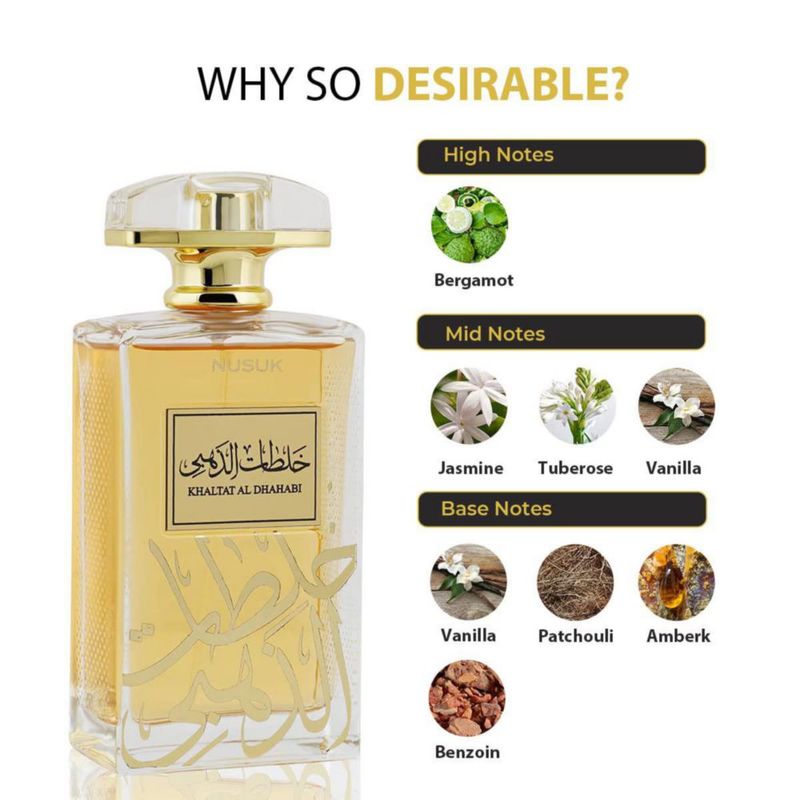 Perfume Nusuk Khaltat Al Dhahabi Velvet Musk 125 ml