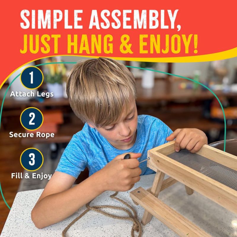 Kit DIY de Comedero para Pájaros con Mesa de Picnic SparkJump
