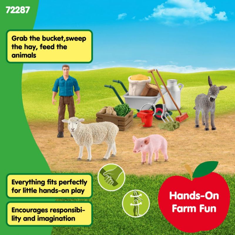 Paquete Schleich Mundo Granja 19 piezas 72287