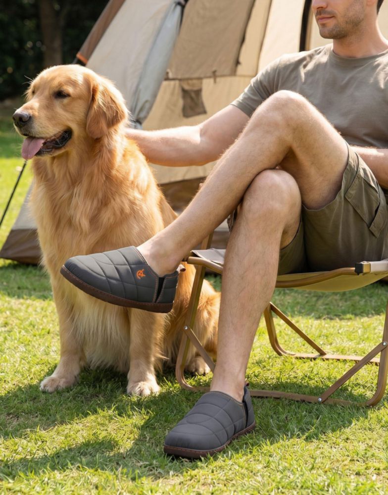 Pantuflas VeraCosy Gris Frío 27-28 cm Antideslizantes