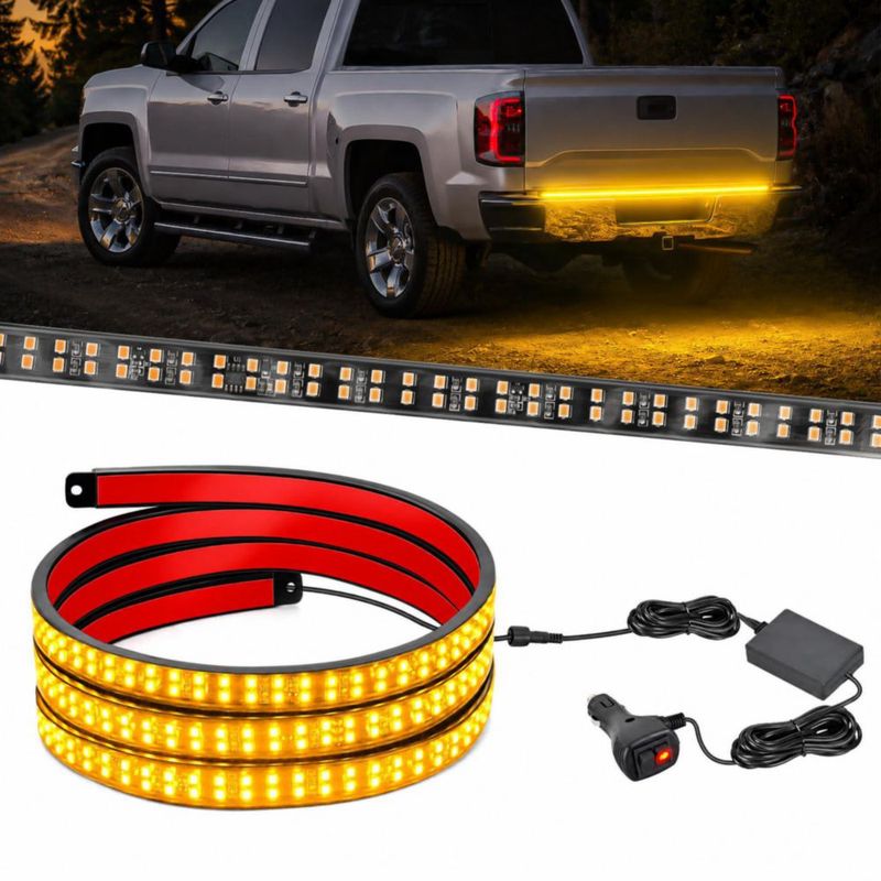 Luz de cola Nilight 150 cm Ámbar LED estroboscópica