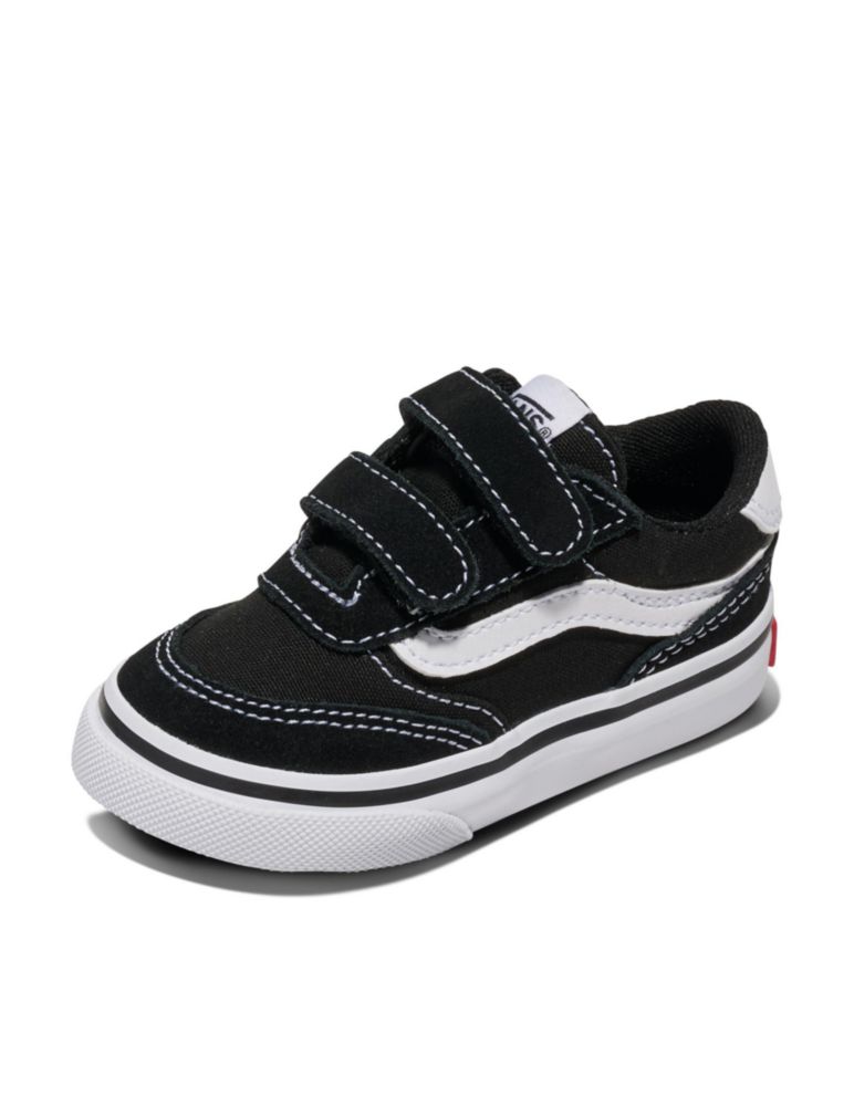 Zapatilla Vans Brooklyn LS V para Niños Negro/Blanco Talla 13