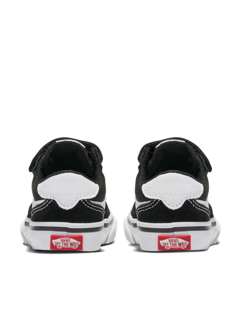 Zapatilla Vans Brooklyn LS V para Niños Negro/Blanco Talla 13