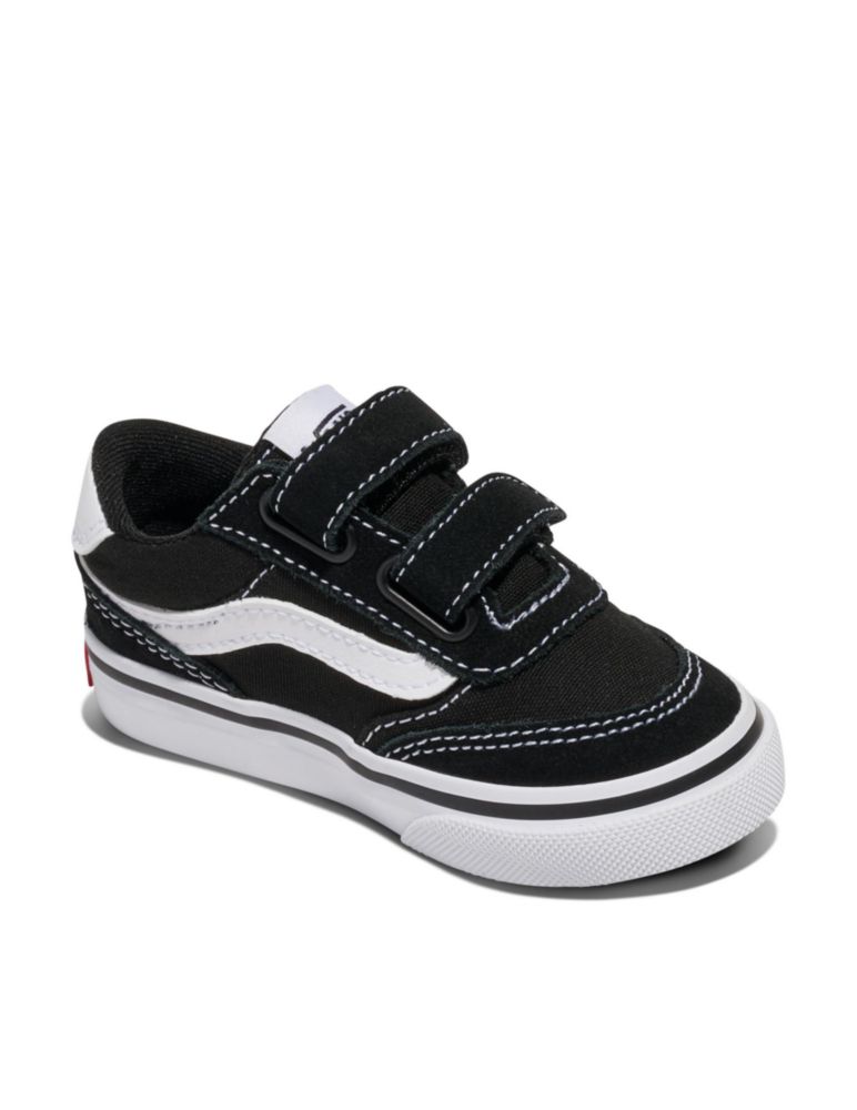 Zapatilla Vans Brooklyn LS V para Niños Negro/Blanco Talla 13