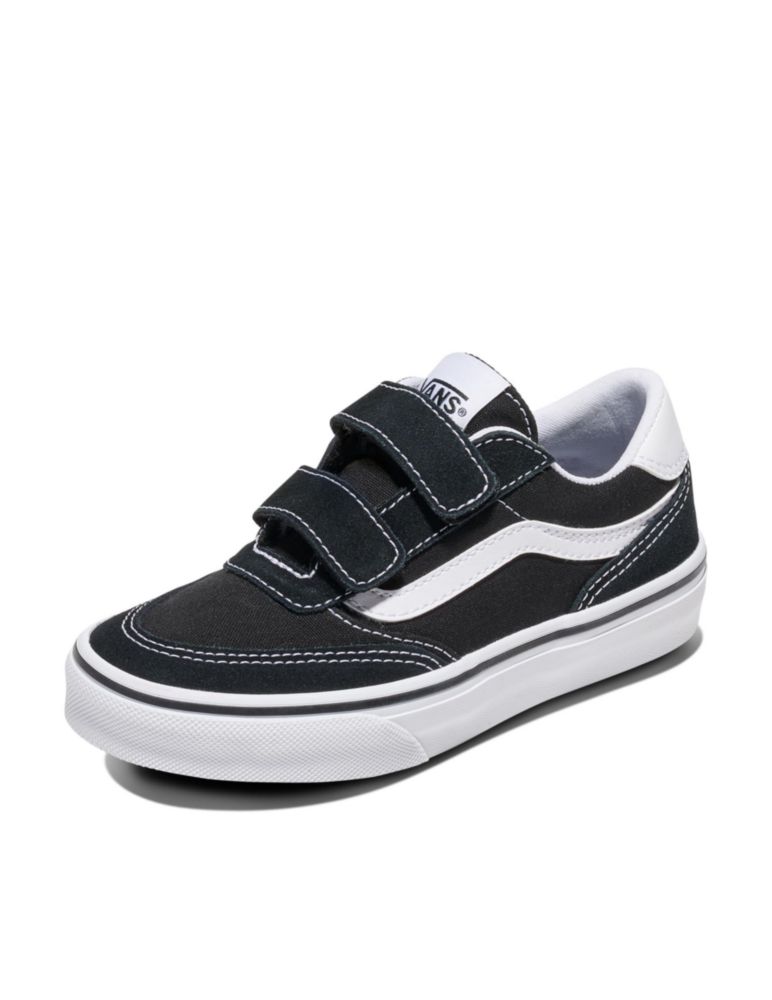 Zapatilla Vans Brooklyn LS V para Niños Negro/Blanco Talla 13