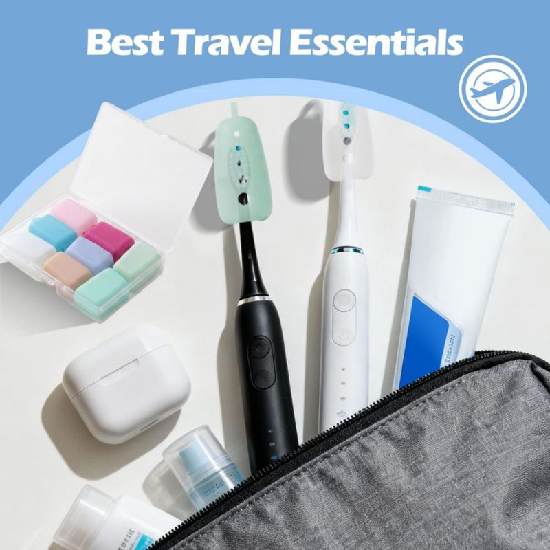 Fundas de silicona coloridas para cepillos de dientes Lapfoon – paquete de 8