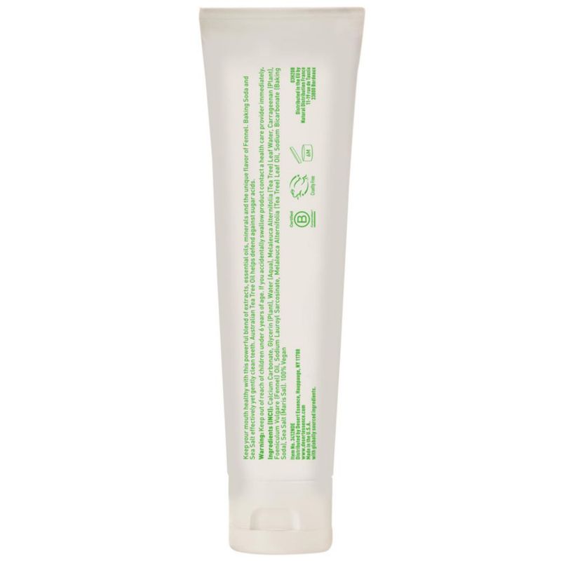 Pasta de dientes Desert Essence 176 g Árbol de té y Hinojo