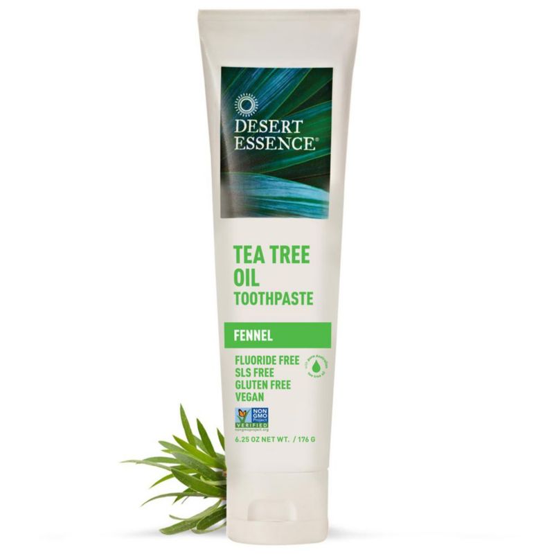 Pasta de dientes Desert Essence 176 g Árbol de té y Hinojo