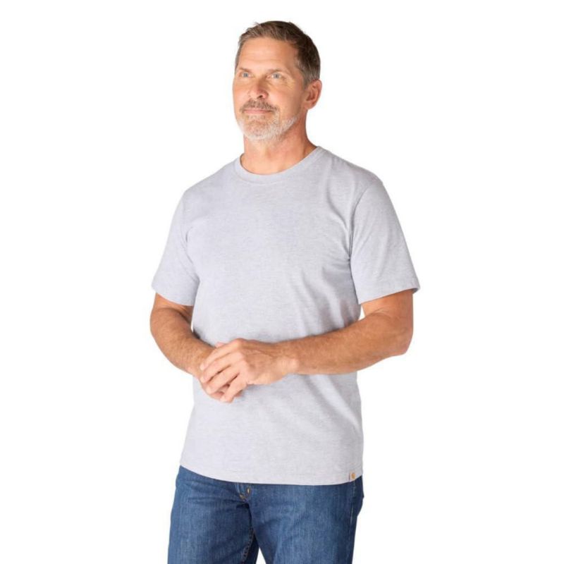 Camiseta Carhartt Gris Jaspeado Talla Grande