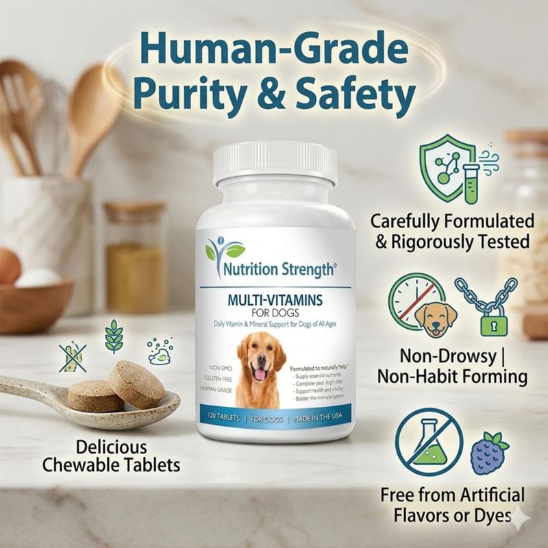 Multivitamínicos Nutrition Strength para Perros - 120 Tabletas