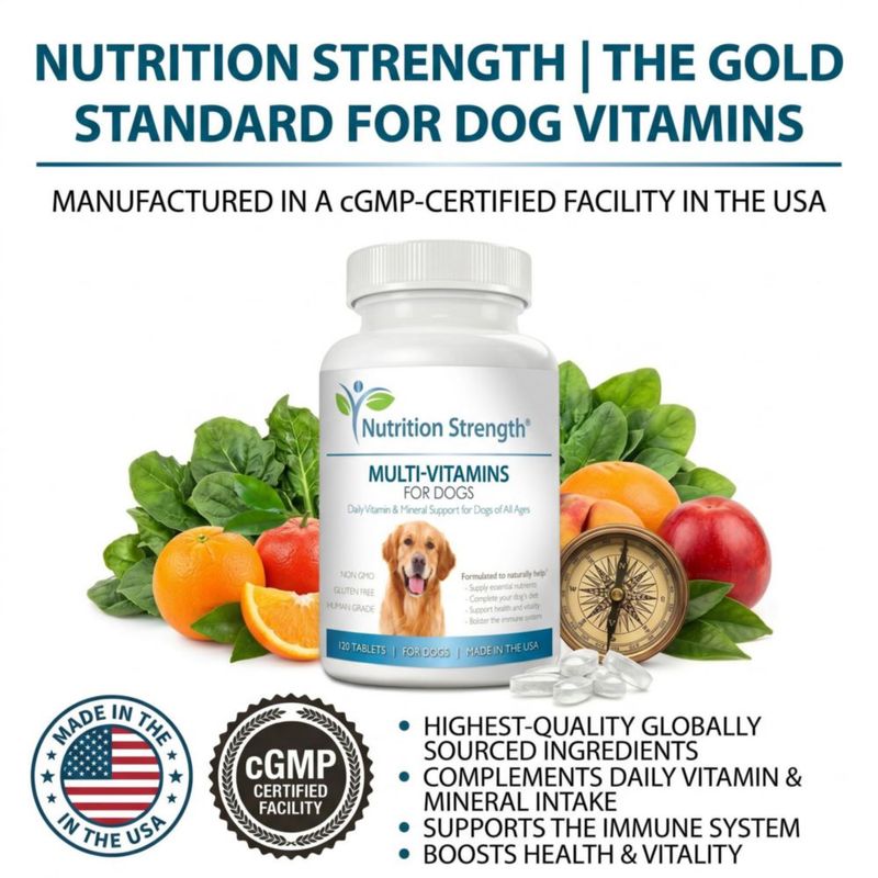 Multivitamínicos Nutrition Strength para Perros - 120 Tabletas