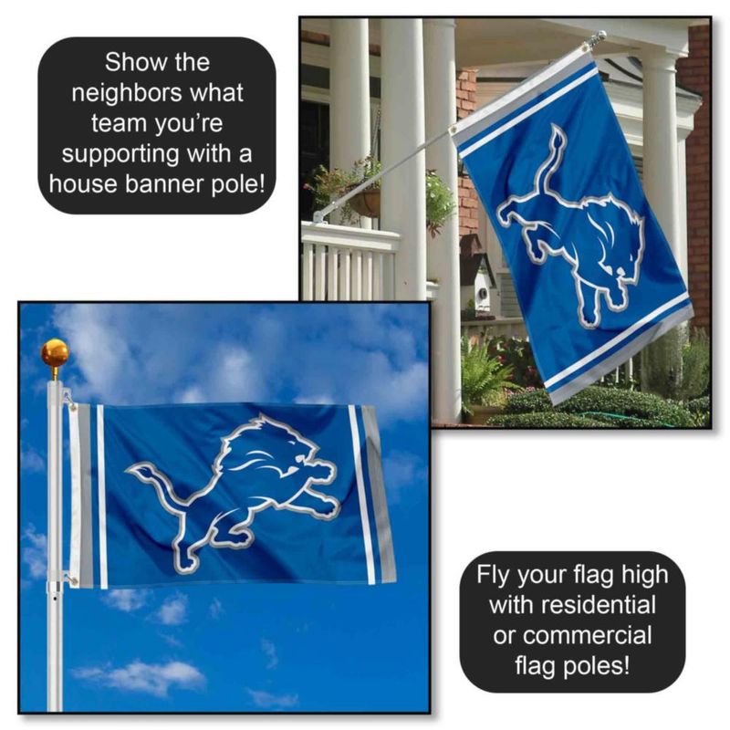 Bandera WinCraft Detroit Lions 91 cm x 152 cm
