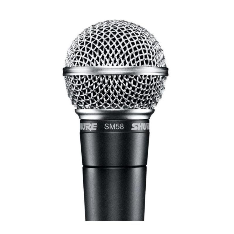 Micrófono Shure SM58‑LC con cable XLR de 3 m