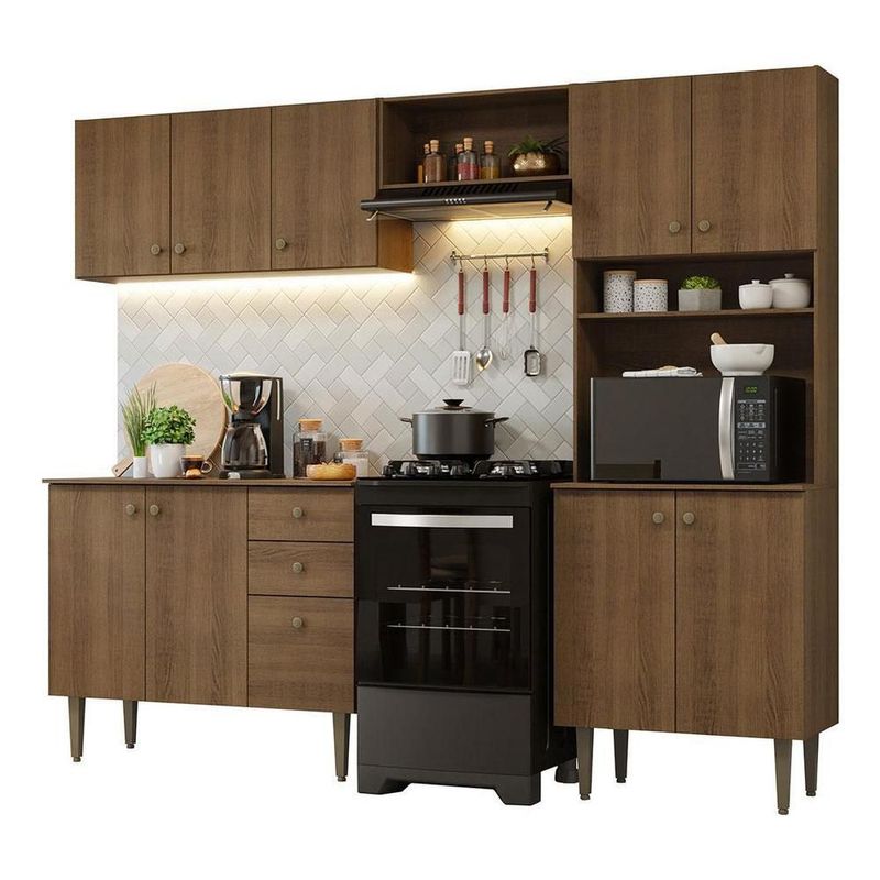 Cocina integral completa modular madesa gourmet 235cm mm 01